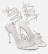 Elegant Crystal-Embellished Gladiator Sandals with Butterfly Detail for Summer Parties and Prom